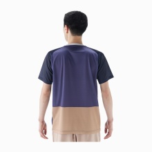 Yonex Sport-Tshirt Practice Colourblock 16745 (100% Polyester) 2025 Blueberry blau Herren